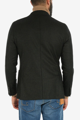 CC COLLECTION check REWARD drop 7R peak lapel blazer