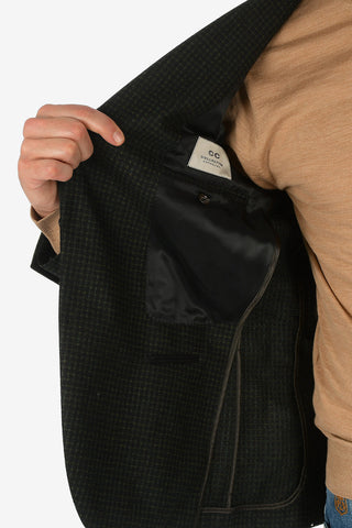 CC COLLECTION check REWARD drop 7R peak lapel blazer
