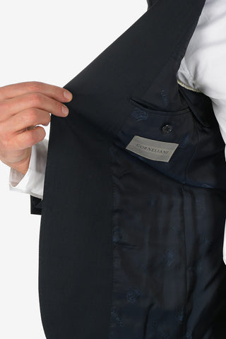 ACADEMY virgin wool 2-button suit