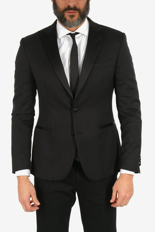 CC COLLECTION drop 8R side vents peak lapel tuxedo RESET jacket