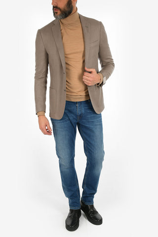 drop 7R side vents patch pocket 2-button GATE blazer