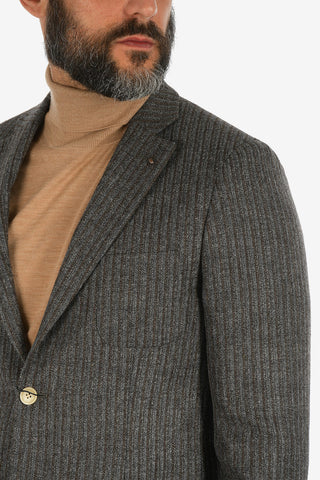 CC COLLECTION Blazer REWARD gessata drop 7R due spacchi
