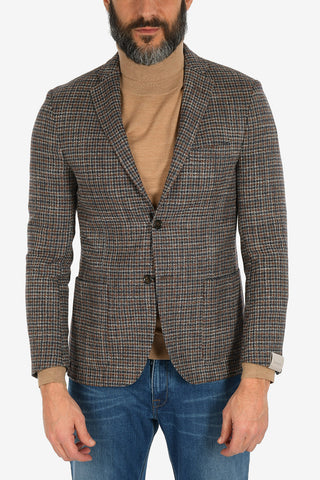 check drop 7R side vents patch pocket 2-button GATE blazer