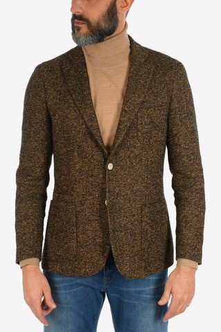CC COLLECTION giacca a 2 bottoni REWARD plain herringbone drop 7R e tasca a toppa