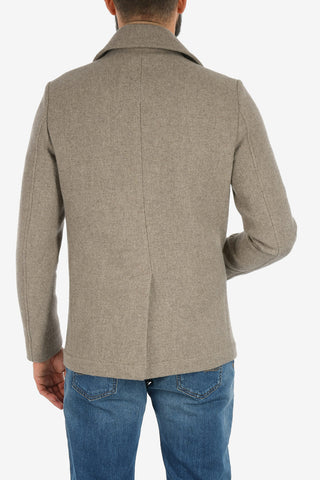 virgin wool double breasted peacot