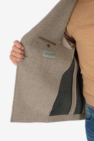 virgin wool double breasted peacot