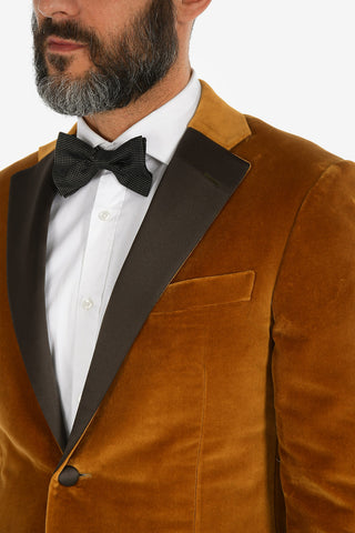 side vents notch lapel velvet drop 7R CERIM ACADEMY tuxedo