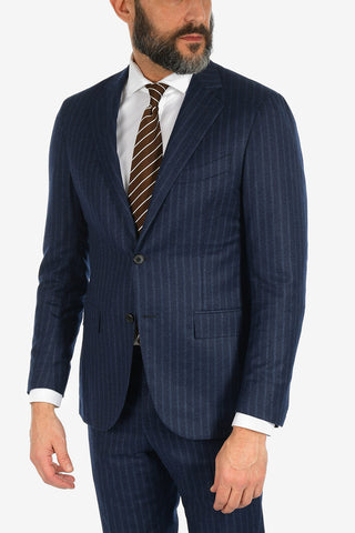 side vents notch lapel chalk stripe drop 7R 2-button SARTORIA suit