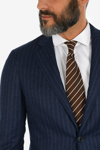 side vents notch lapel chalk stripe drop 7R 2-button SARTORIA suit