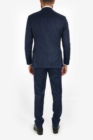 side vents notch lapel chalk stripe drop 7R 2-button SARTORIA suit