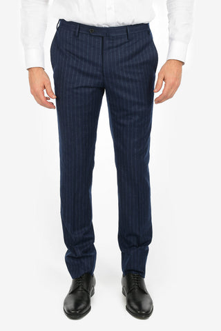 side vents notch lapel chalk stripe drop 7R 2-button SARTORIA suit