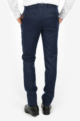 side vents notch lapel chalk stripe drop 7R 2-button SARTORIA suit