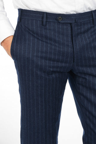 side vents notch lapel chalk stripe drop 7R 2-button SARTORIA suit