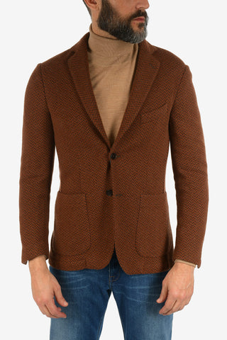 CC COLLECTION drop 8R side vents 2-Button  WOOLY 6 Blazer