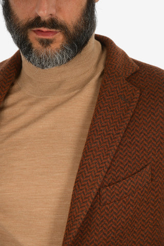 CC COLLECTION drop 8R side vents 2-Button  WOOLY 6 Blazer
