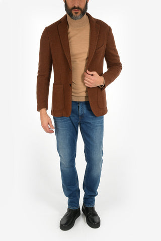 CC COLLECTION drop 8R side vents 2-Button  WOOLY 6 Blazer