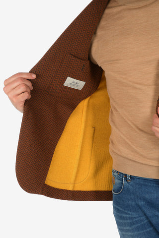 CC COLLECTION drop 8R side vents 2-Button  WOOLY 6 Blazer