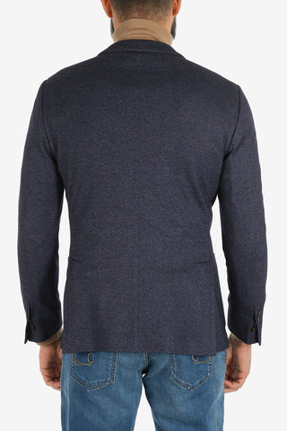 ID silk and cashmere drop 7R side vents 2-button blazer