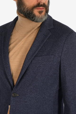 ID silk and cashmere drop 7R side vents 2-button blazer