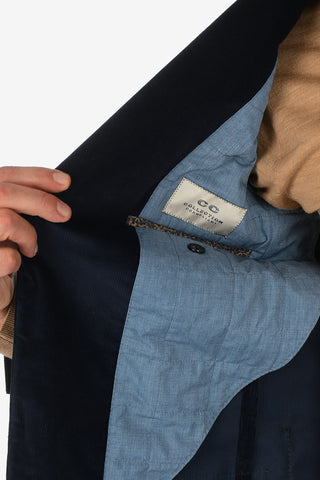 CC COLLECTION corduroy REFINED drop 8R side vents blazer