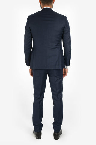 ACADEMY cashmere and virgin wool 2-button double breasted suit
