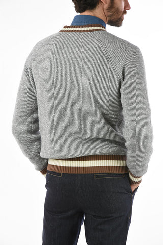Cardigan Intrecciato 2 Tasche