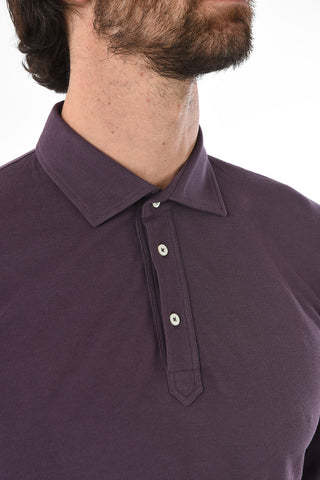 Polo SLIM FIT in Cotone a Maniche Lunghe 