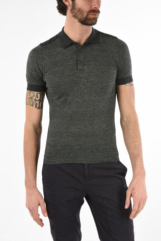 Cotton and Linen 3 Button Polo Shirt