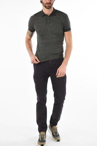 Cotton and Linen 3 Button Polo Shirt