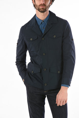 Multipocket Cotton Jacket with Adjustable Sleeves