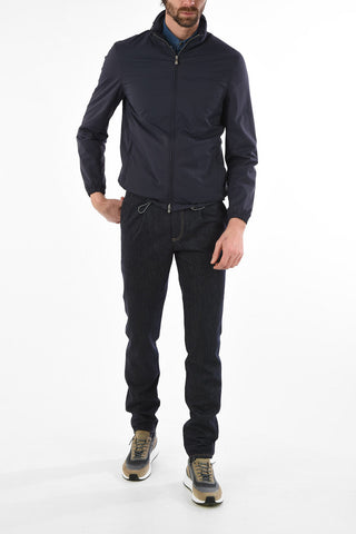 Removable Hooded Jacket with Drawstring Bottom