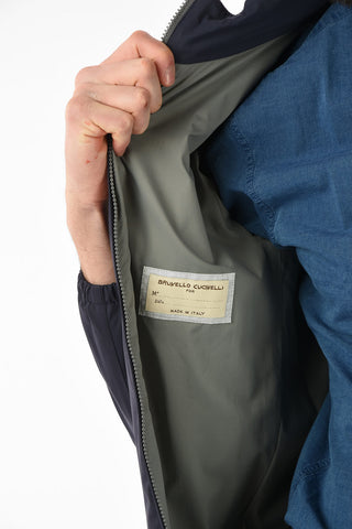 Removable Hooded Jacket with Drawstring Bottom