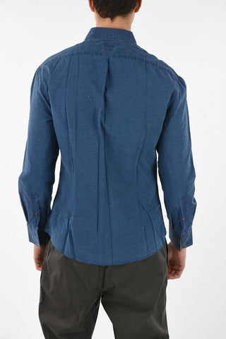 Camicia Button Down SLIM FIT in Denim