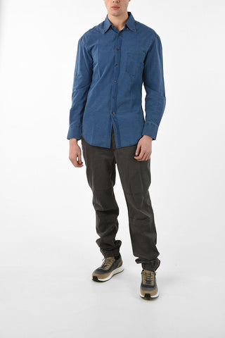 Camicia Button Down SLIM FIT in Denim