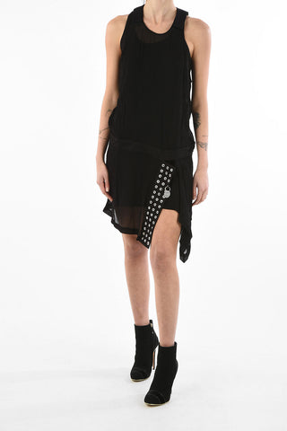 vestito attillato mini D-LENYNE con spacco frontale
