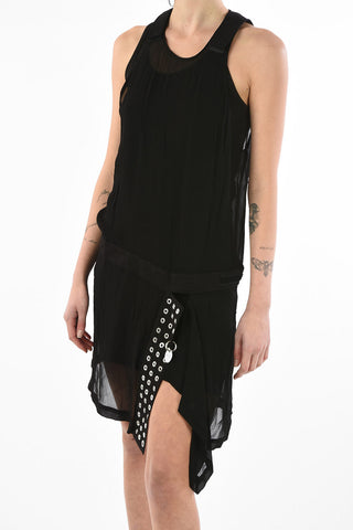 vestito attillato mini D-LENYNE con spacco frontale