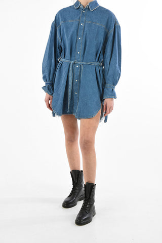 Snap Button Denim DE-LIFY Mini Dress