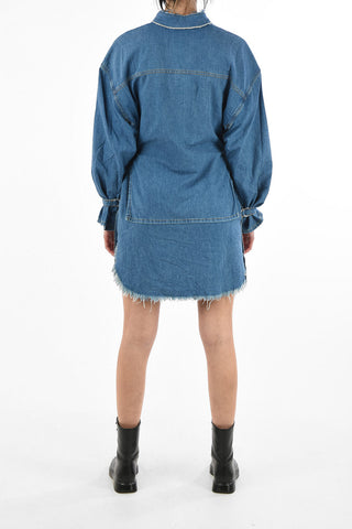 Snap Button Denim DE-LIFY Mini Dress