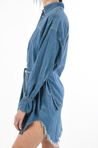 Snap Button Denim DE-LIFY Mini Dress