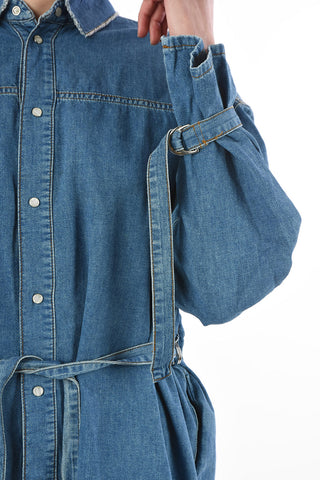 Snap Button Denim DE-LIFY Mini Dress