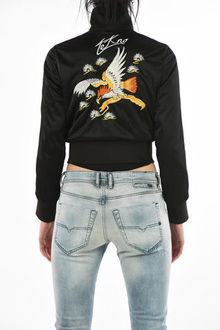 Zip Closure F-LIDIUS Crop Sweatshirt