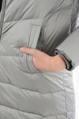 Full Zip W-PATLONG-NEW Down Jacket with hood
