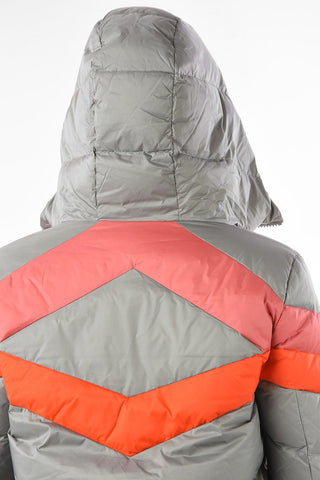 Full Zip W-PATLONG-NEW Down Jacket with hood