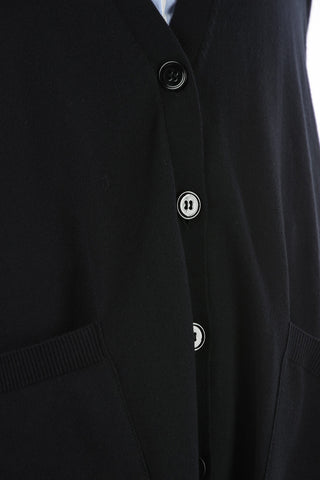 MM6 Side Split Oversize Asymmetric Cardigan