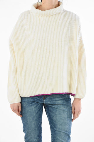 Turtleneck M-WARM Knit Cable Sweater