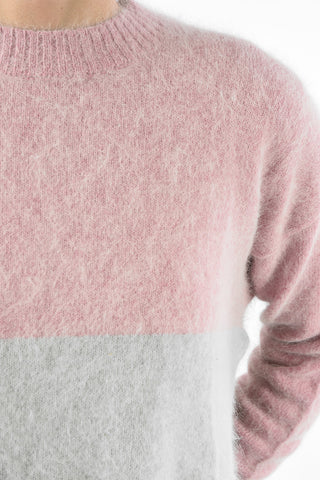 Side split M-AIRY Cropped Sweater
