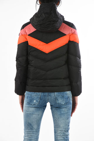 Full Zip W-CLAUDINE-HOOD Down Jacket