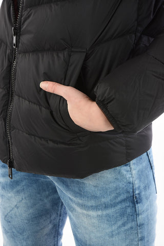 Full Zip W-CLAUDINE-HOOD Down Jacket