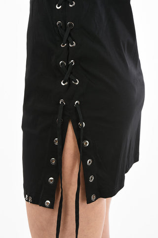 vestito attillato micro D-ELLIS con dettagli Lace-up