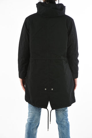 Snap Button Faux Fur Inner R-WIKIBI Parka Jacket